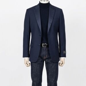 Alfani Navy Men's Tuxedo Blazer Size 36R